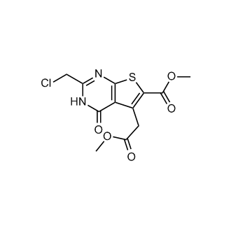 Methyl 2-(chloromethyl)-5-(2-methoxy-2-oxoethyl)-4-oxo-3h,4h-thieno[2,3-d]pyrimidine-6-carboxylate