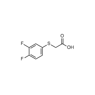 2-[(3,4-difluorophenyl)sulfanyl]acetic acid