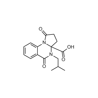 4-(2-Methylpropyl)-1,5-dioxo-1h,2h,3h,3ah,4h,5h-pyrrolo[1,2-a]quinazoline-3a-carboxylic acid