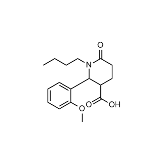 1-Butyl-2-(2-methoxyphenyl)-6-oxopiperidine-3-carboxylic acid