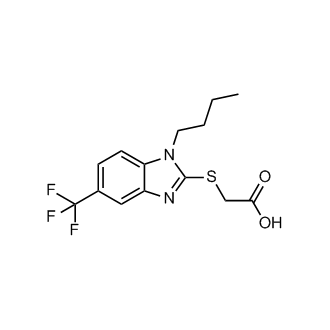 2-{[1-butyl-5-(trifluoromethyl)-1h-1,3-benzodiazol-2-yl]sulfanyl}acetic acid