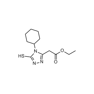 Ethyl 2-(4-cyclohexyl-5-sulfanyl-4h-1,2,4-triazol-3-yl)acetate