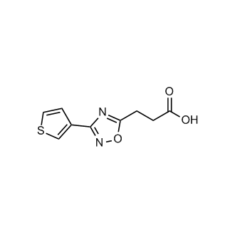 3-[3-(thiophen-3-yl)-1,2,4-oxadiazol-5-yl]propanoic acid