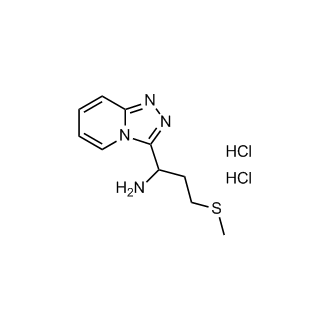 3-(Methylsulfanyl)-1-{[1,2,4]triazolo[4,3-a]pyridin-3-yl}propan-1-amine dihydrochloride