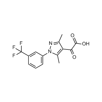 2-{3,5-dimethyl-1-[3-(trifluoromethyl)phenyl]-1h-pyrazol-4-yl}-2-oxoacetic acid