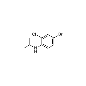 4-Bromo-2-chloro-n-(propan-2-yl)aniline