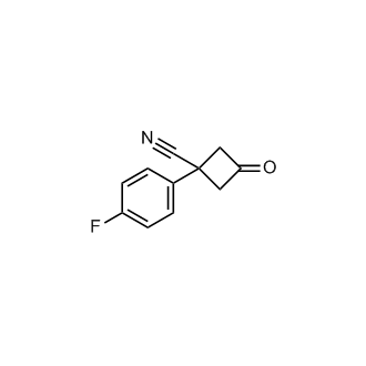 1-(4-Fluorophenyl)-3-oxocyclobutanecarbonitrile