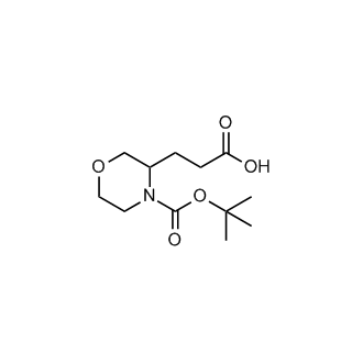 3-{4-[(tert-butoxy)carbonyl]morpholin-3-yl}propanoic acid