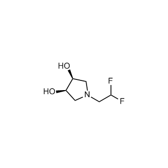 (3R,4S)-1-(2,2-Difluoroethyl)-3,4-pyrrolidinediol