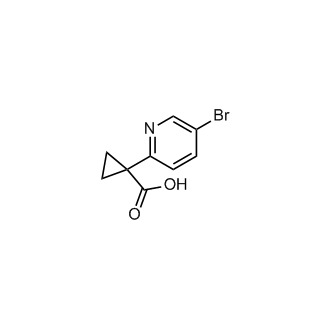 1-(5-Bromopyridin-2-yl)cyclopropane-1-carboxylic acid