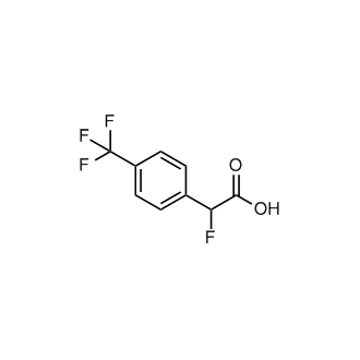 2-Fluoro-2-[4-(trifluoromethyl)phenyl]acetic acid
