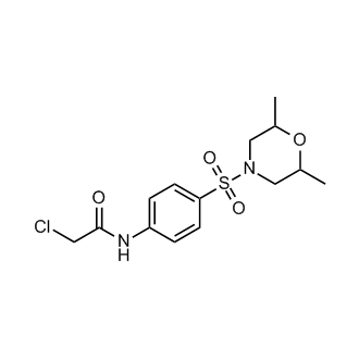 2-Chloro-n-{4-[(2,6-dimethylmorpholin-4-yl)sulfonyl]phenyl}acetamide
