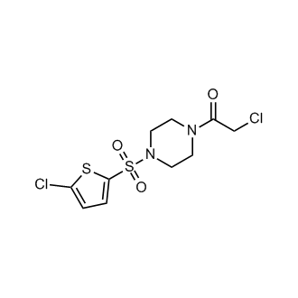 2-Chloro-1-{4-[(5-chlorothiophen-2-yl)sulfonyl]piperazin-1-yl}ethan-1-one