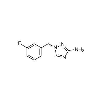 1-[(3-fluorophenyl)methyl]-1h-1,2,4-triazol-3-amine
