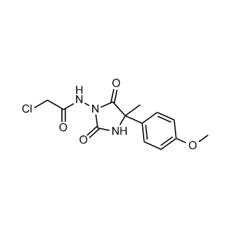 2-Chloro-n-[4-(4-methoxyphenyl)-4-methyl-2,5-dioxoimidazolidin-1-yl]acetamide