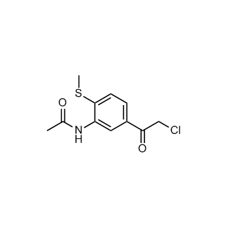 n-[5-(2-chloroacetyl)-2-(methylsulfanyl)phenyl]acetamide
