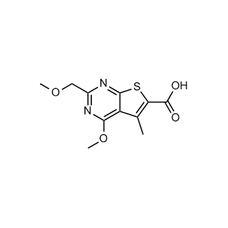4-Methoxy-2-(methoxymethyl)-5-methylthieno[2,3-d]pyrimidine-6-carboxylic acid