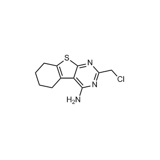 5-(Chloromethyl)-8-thia-4,6-diazatricyclo[7.4.0.0,2,7]trideca-1(9),2,4,6-tetraen-3-amine