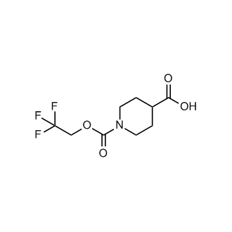 1-[(2,2,2-trifluoroethoxy)carbonyl]piperidine-4-carboxylic acid