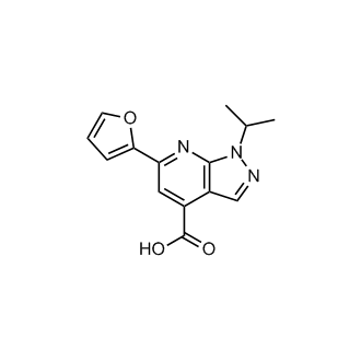 6-(Furan-2-yl)-1-(propan-2-yl)-1h-pyrazolo[3,4-b]pyridine-4-carboxylic acid