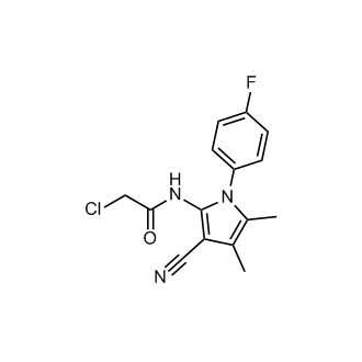 2-Chloro-n-[3-cyano-1-(4-fluorophenyl)-4,5-dimethyl-1h-pyrrol-2-yl]acetamide