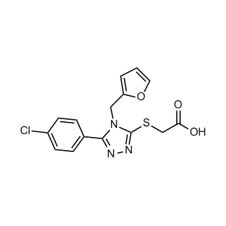 2-{[5-(4-chlorophenyl)-4-(furan-2-ylmethyl)-4h-1,2,4-triazol-3-yl]sulfanyl}acetic acid