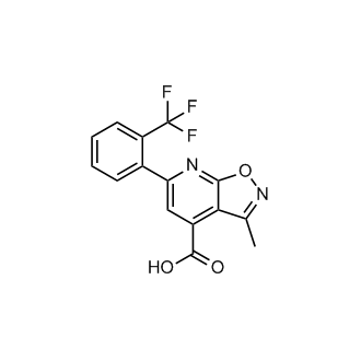 3-Methyl-6-[2-(trifluoromethyl)phenyl]-[1,2]oxazolo[5,4-b]pyridine-4-carboxylic acid