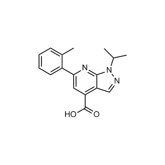 6-(2-Methylphenyl)-1-(propan-2-yl)-1h-pyrazolo[3,4-b]pyridine-4-carboxylic acid