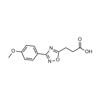 3-[3-(4-methoxyphenyl)-1,2,4-oxadiazol-5-yl]propanoic acid