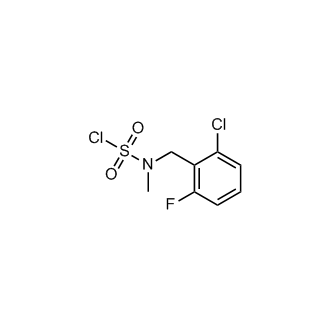 n-[(2-chloro-6-fluorophenyl)methyl]-n-methylsulfamoyl chloride