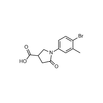 1-(4-Bromo-3-methylphenyl)-5-oxopyrrolidine-3-carboxylic acid