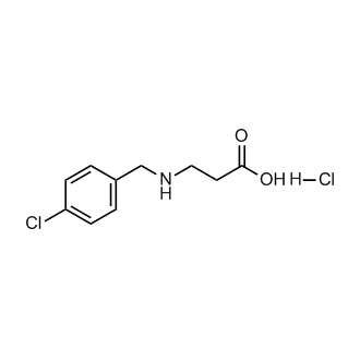 3-{[(4-chlorophenyl)methyl]amino}propanoic acid hydrochloride