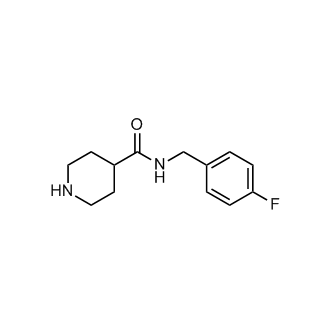 n-[(4-fluorophenyl)methyl]piperidine-4-carboxamide