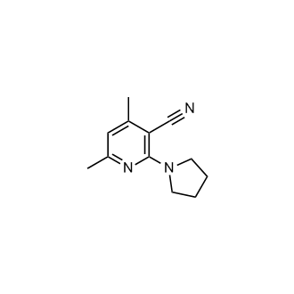 4,6-Dimethyl-2-(pyrrolidin-1-yl)pyridine-3-carbonitrile
