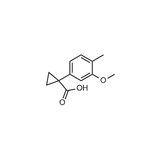1-(3-Methoxy-4-methylphenyl)cyclopropane-1-carboxylic acid
