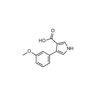 4-(3-Methoxyphenyl)-1h-pyrrole-3-carboxylic acid