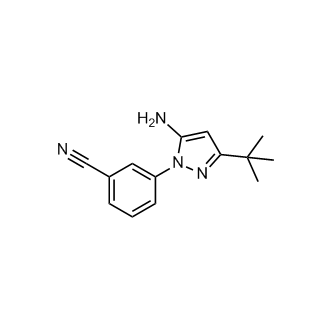 3-(5-Amino-3-(tert-butyl)-1H-pyrazol-1-yl)benzonitrile