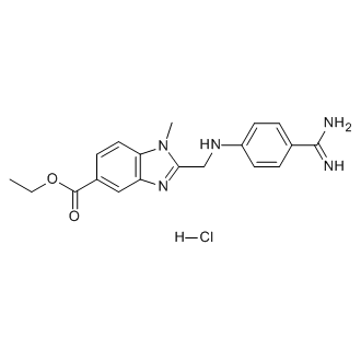 Ethyl 2-(((4-carbamimidoylphenyl)amino)methyl)-1-methyl-1H-benzo[d]imidazole-5-carboxylate hydrochloride (Dabigatran Impurity)
