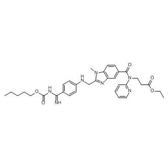 Ethyl 3-(1-methyl-2-(((4-(N-((pentyloxy)carbonyl)carbamimidoyl)phenyl)amino)methyl)-N-(pyridin-2-yl)-1H-benzo[d]imidazole-5-carboxamido)propanoate (Dabigatran Impurity)