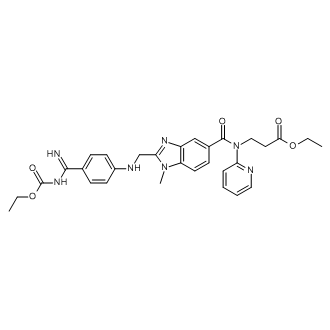 Ethyl 3-(2-(((4-(N-(ethoxycarbonyl)carbamimidoyl)phenyl)amino)methyl)-1-methyl-N-(pyridin-2-yl)-1H-benzo[d]imidazole-5-carboxamido)propanoate (Dabigatran Impurity)