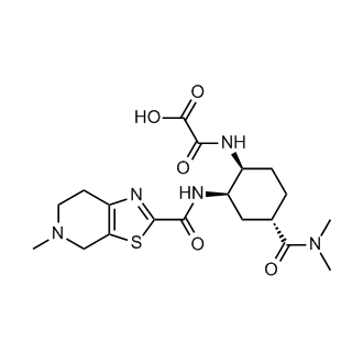 2-(((1S,2R,4S)-4-(Dimethylcarbamoyl)-2-(5-methyl-4,5,6,7-tetrahydrothiazolo[5,4-c]pyridine-2-carboxamido)cyclohexyl)amino)-2-oxoacetic acid (Edoxaban Impurity)