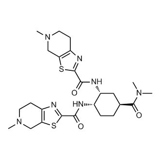 N,N'-((1S,2R,4S)-4-(Dimethylcarbamoyl)cyclohexane-1,2-diyl)bis(5-methyl-4,5,6,7-tetrahydrothiazolo[5,4-c]pyridine-2-carboxamide) (Edoxaban Impurity)