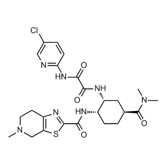 N1-(5-Chloropyridin-2-yl)-N2-((1R,2S,5S)-5-(dimethylcarbamoyl)-2-(5-methyl-4,5,6,7-tetrahydrothiazolo[5,4-c]pyridine-2-carboxamido)cyclohexyl)oxalamide (Edoxaban Impurity)