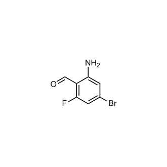 2-Amino-4-bromo-6-fluorobenzaldehyde