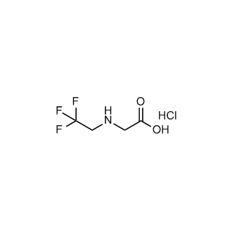 2-[(2,2,2-trifluoroethyl)amino]acetic acid hydrochloride