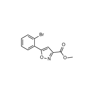 Methyl 5-(2-bromophenyl)-1,2-oxazole-3-carboxylate