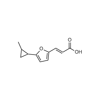 (2e)-3-[5-(2-methylcyclopropyl)furan-2-yl]prop-2-enoic acid
