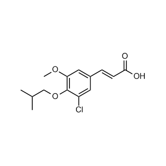 (2e)-3-[3-chloro-5-methoxy-4-(2-methylpropoxy)phenyl]prop-2-enoic acid