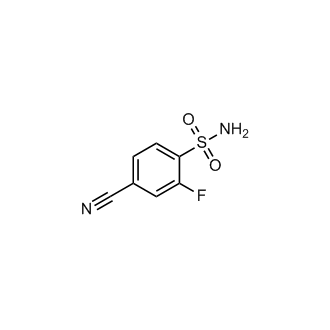 4-Cyano-2-fluorobenzene-1-sulfonamide