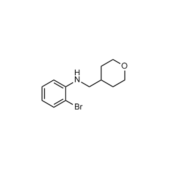 2-Bromo-N-((tetrahydro-2h-pyran-4-yl)methyl)aniline